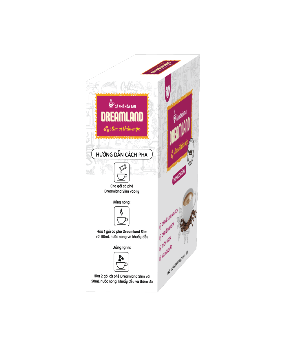 Cà Phê Hòa Tan Dreamland Slim Vị Thảo Mộc (15 Gói x 12g) - Hình ảnh 2