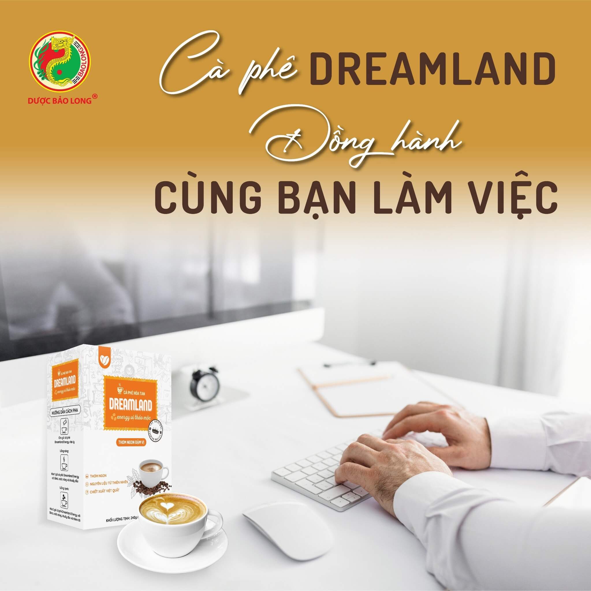 Cà Phê Hòa Tan Dreamland Energy Vị Thảo Mộc (15 Gói x 12g) - Hình ảnh 4