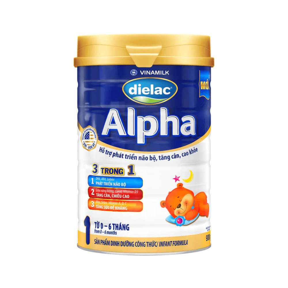 Sữa Bột Vinamilk Dielac Alpha 1 900g