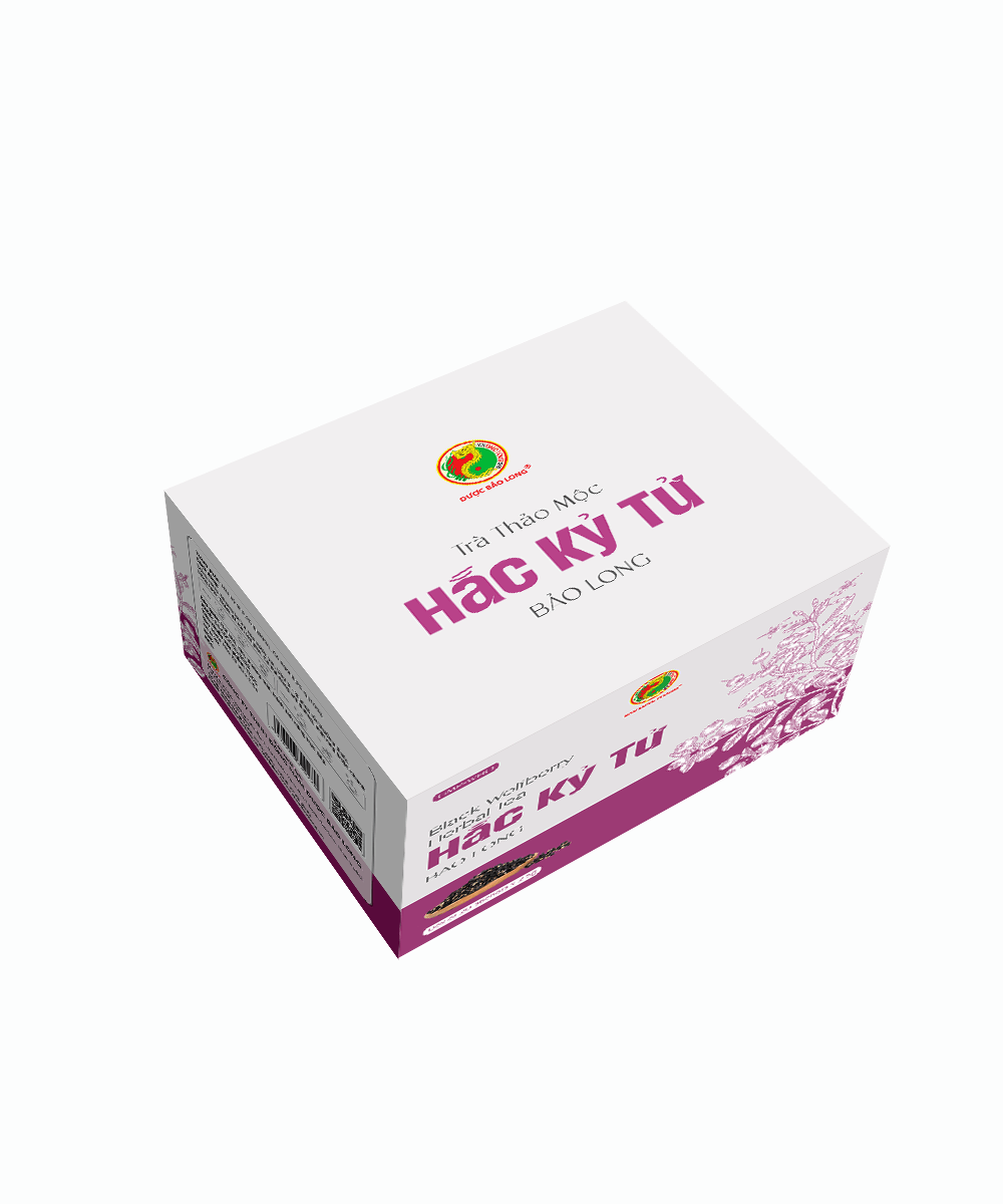 Trà thảo mộc Hắc kỉ tử Bảo Long (Hộp 20 gói x 2.5 g) - Hình ảnh 2