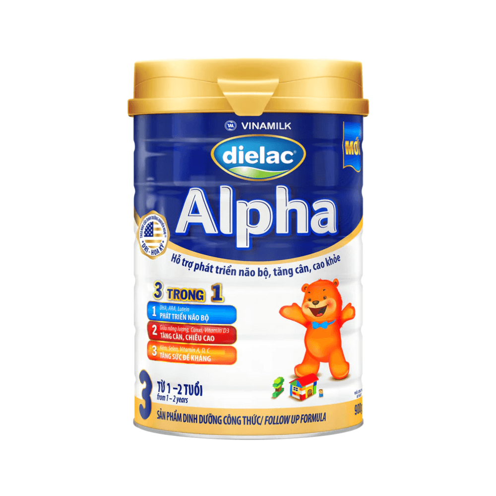 Sữa Bột Vinamilk Dielac Alpha 3 900g