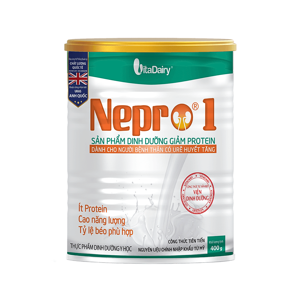 Sữa bột Vitadairy Nepro Số 1 (400g) - Dành cho người bệnh thận