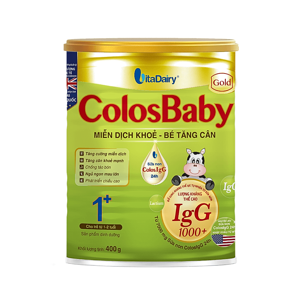 Sữa Bột VitaDairy ColosBaby Gold 1+ 400g