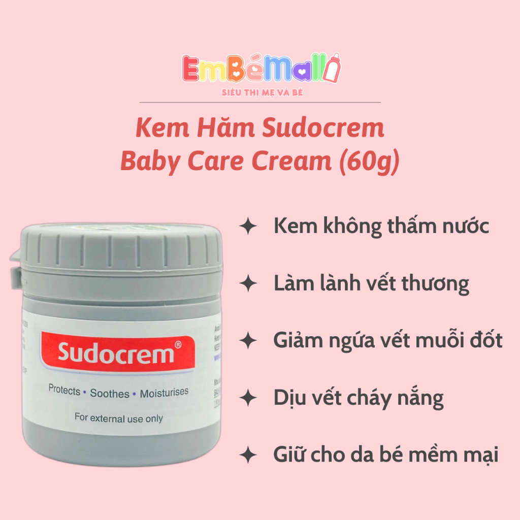 Kem Hăm Sudocrem Baby Care Cream (60g)