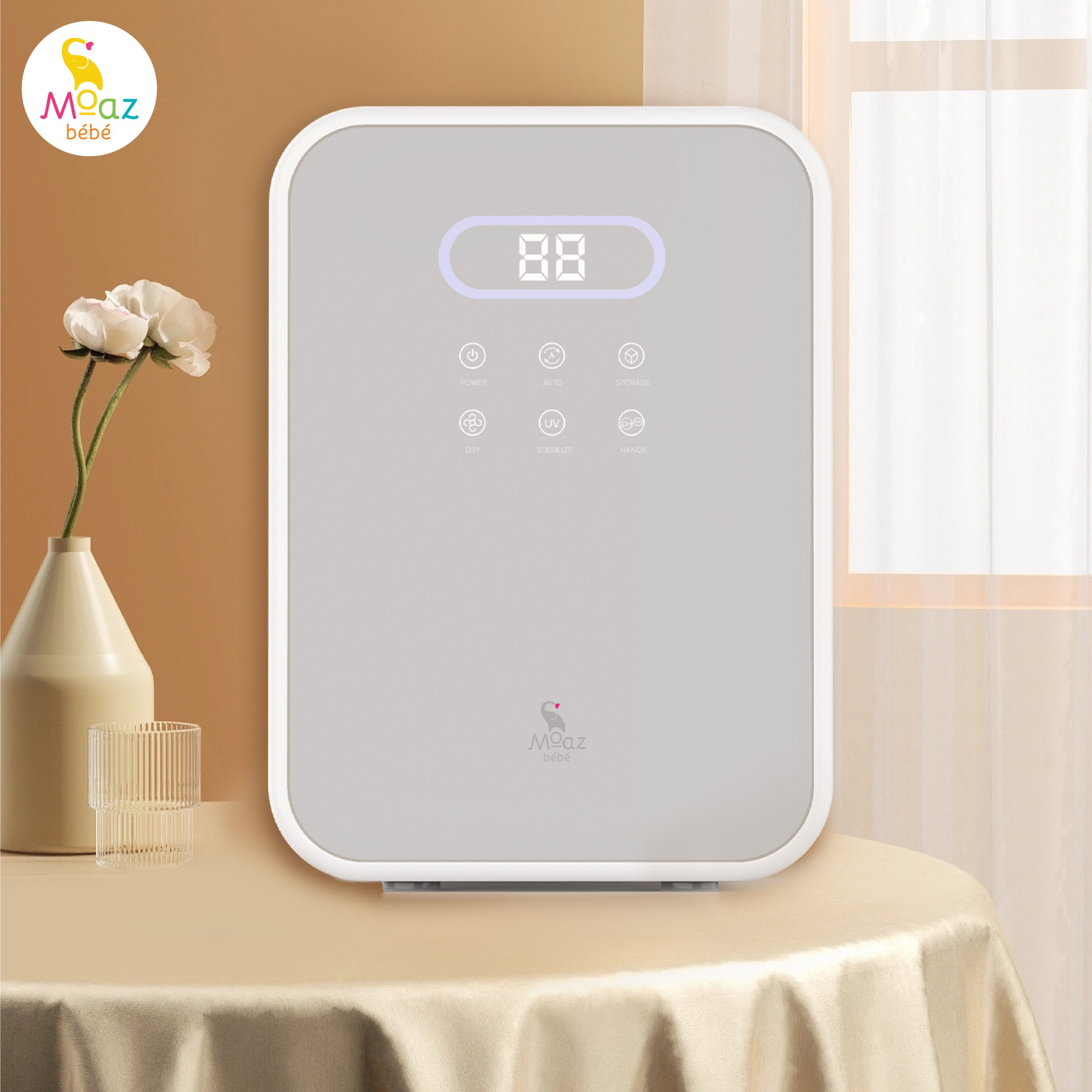 Máy Tiệt Trùng UVC I-ON và Sấy Quần Áo MOAZ BÉBÉ MB073 - Hình ảnh 6