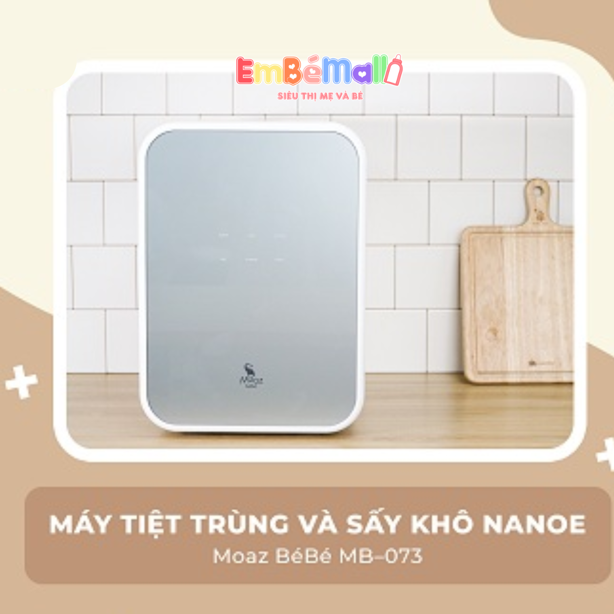 Máy Tiệt Trùng UVC I-ON và Sấy Quần Áo MOAZ BÉBÉ MB073 - Hình ảnh 2