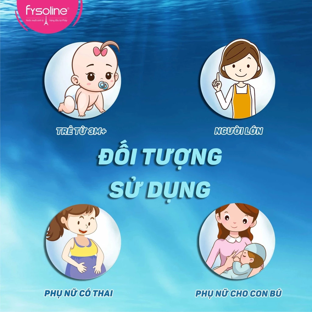 Xịt nước muối biển sâu Pháp Fysoline 100ml - Vệ sinh, giữ ẩm, cân bằng sinh lý niêm mạc mũi - Hình ảnh 4