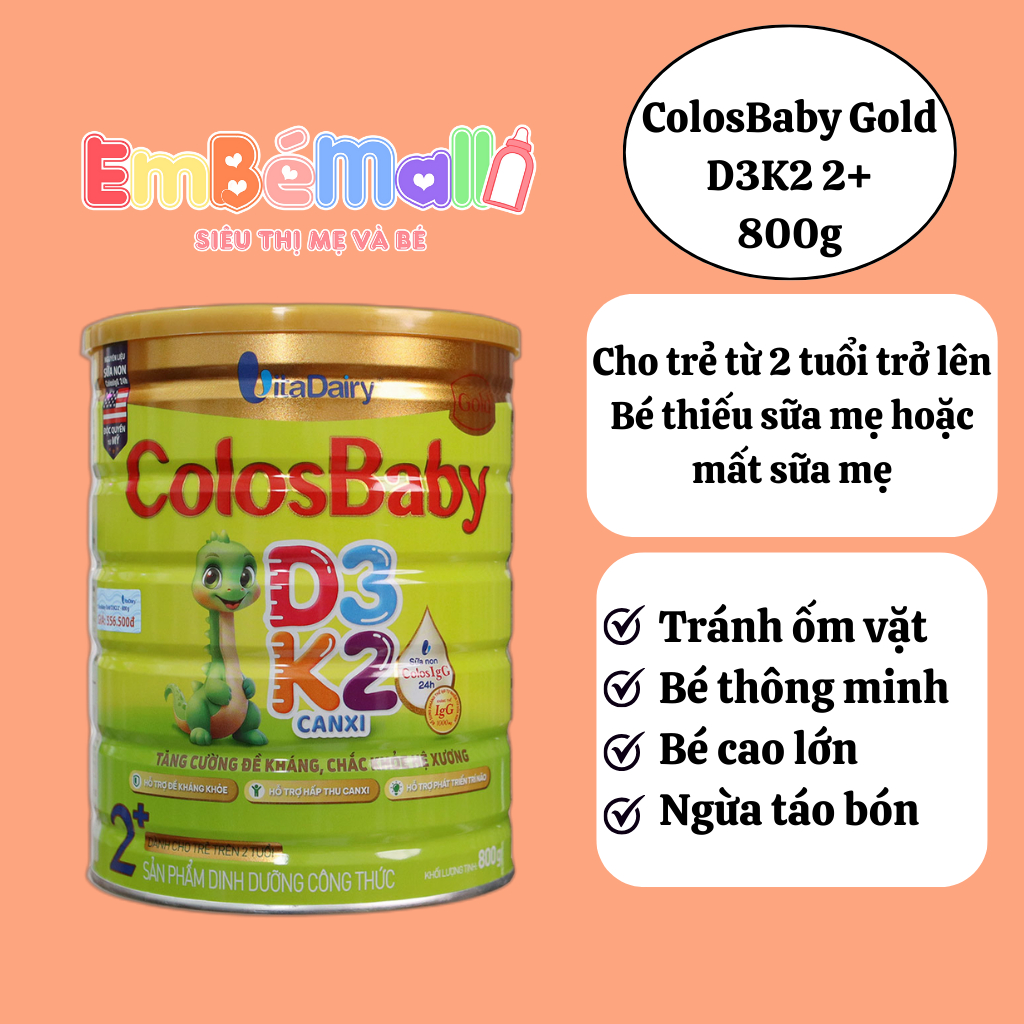 Sữa Bột ColosBaby Gold D3K2 - Tăng cường đề kháng, chắc khỏe xương - Hình ảnh 5